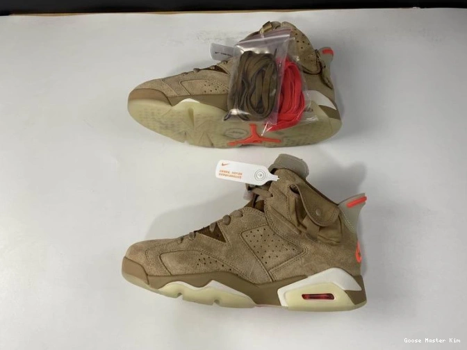 Travis Jordan British DH0690-200 Khaki Air Scott 6 Retro 0816